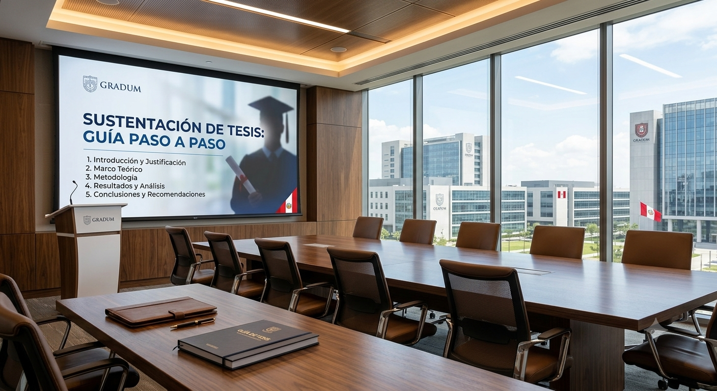 Cómo sustentar tu tesis con éxito: guía paso a paso